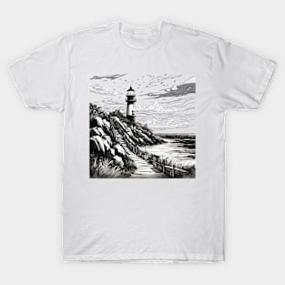 Lighthouse Coastal Beacon T-Shirt